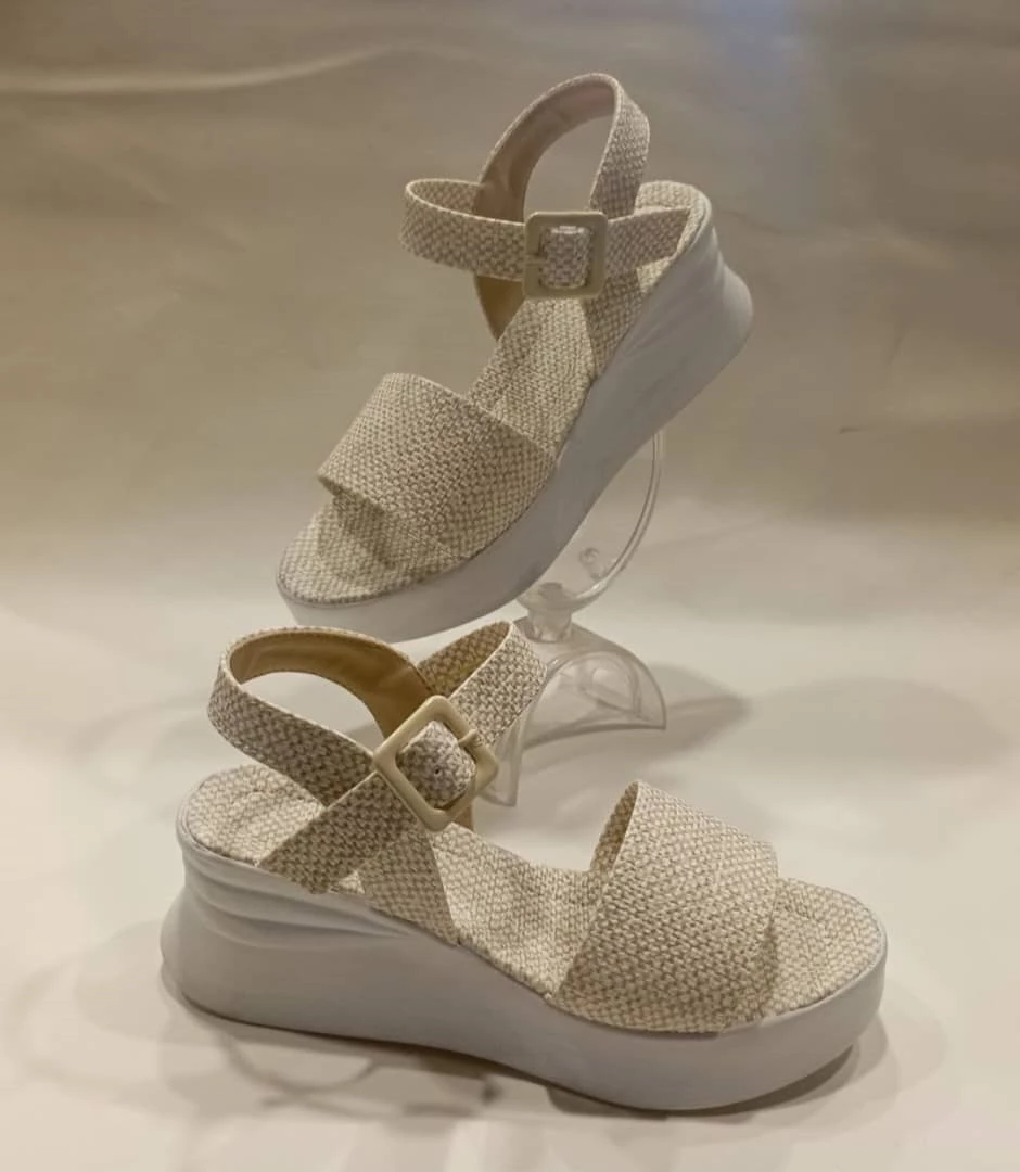 صندل زنانه تابستانی چرم مصنوعی BT001