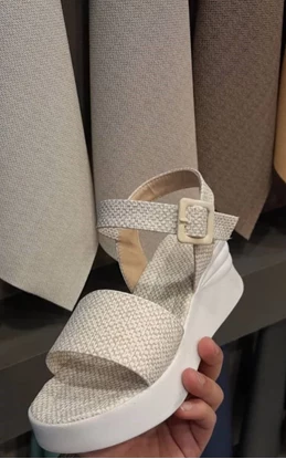 صندل زنانه تابستانی چرم مصنوعی BT001